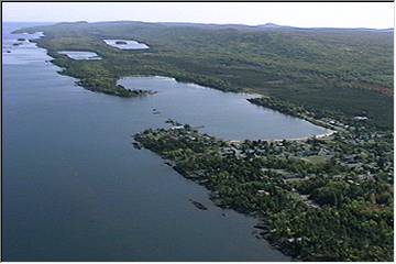 Bird's eye view of the Keweenaw
