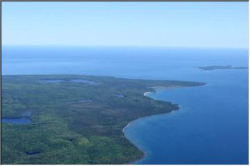 Keweenaw from the air