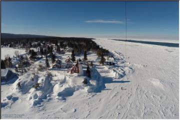 High over Eagle Harbor